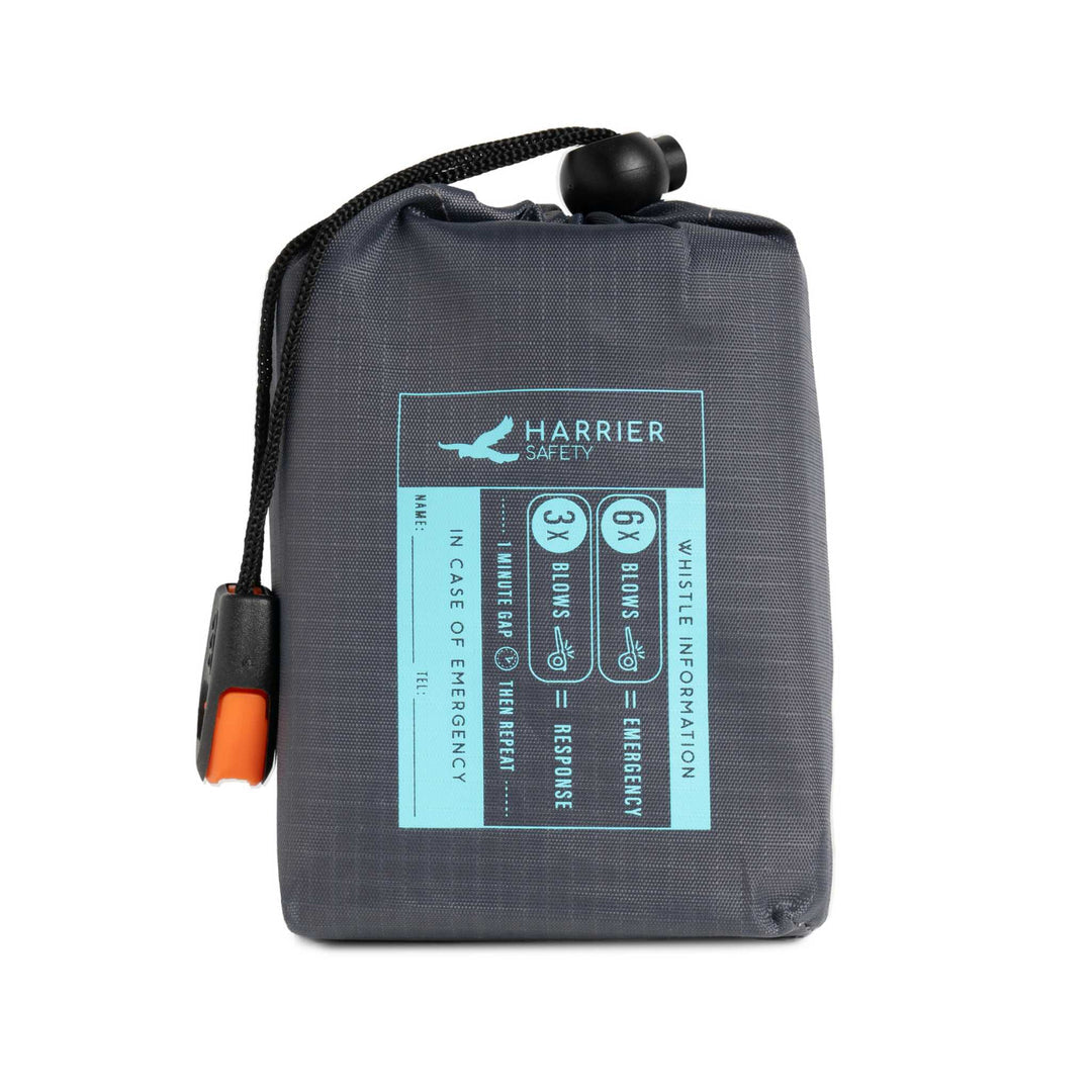 Harrier Emergency Survival Bag and Whistle