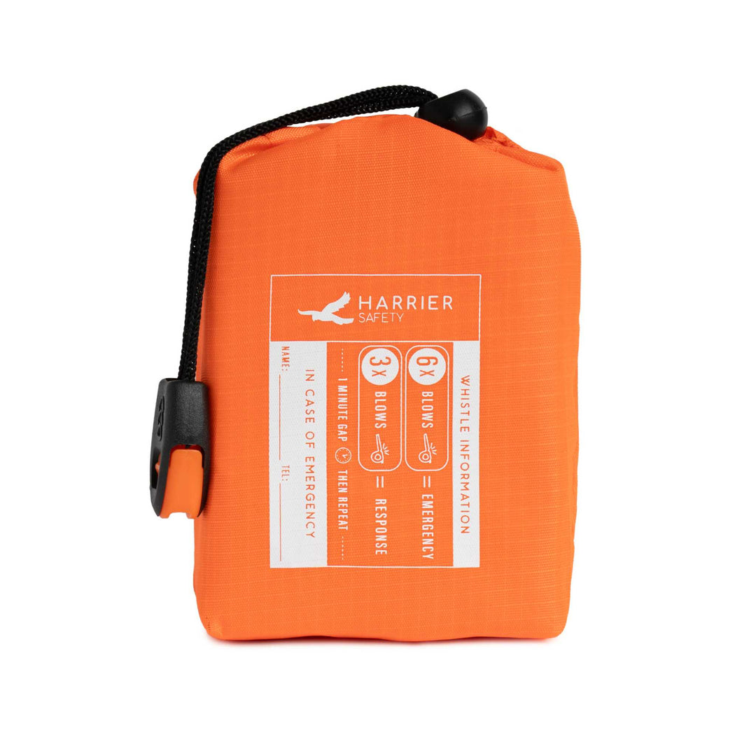 Harrier Emergency Survival Bag and Whistle