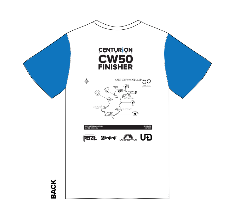 Centurion Running Chiltern Wonderland 50 Finisher Tee 2025