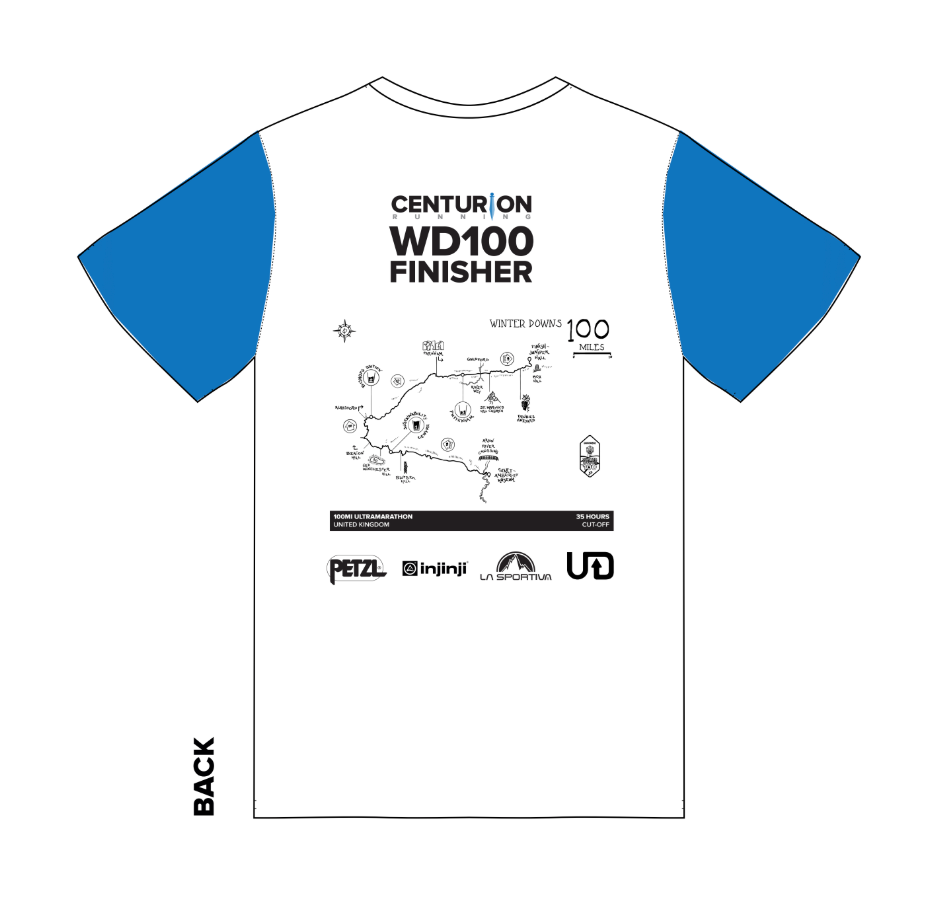 Centurion Running Winter Downs 100 Finisher Tee 2025