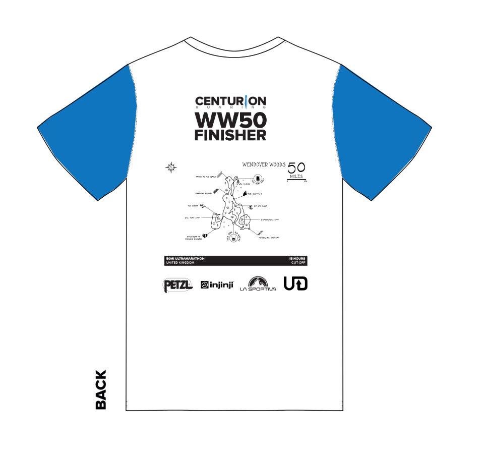 Centurion Running Wendover Woods 50 Finisher Tee 2025