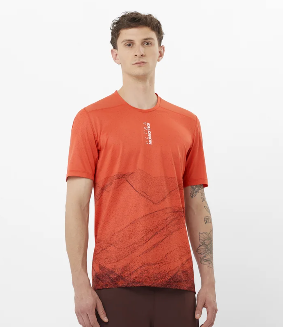 Salomon S/Lab Ultra Tee Mens AW25 Burnt Sienna