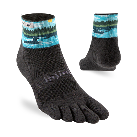 Injinji Trail Mini-Crew Sock Mens - Artist Designed Series