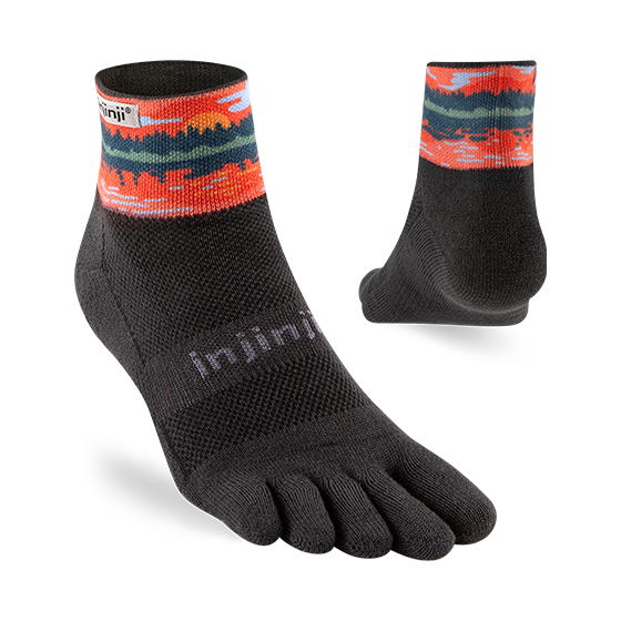 Injinji Trail Mini-Crew Sock Mens - Artist Designed Series
