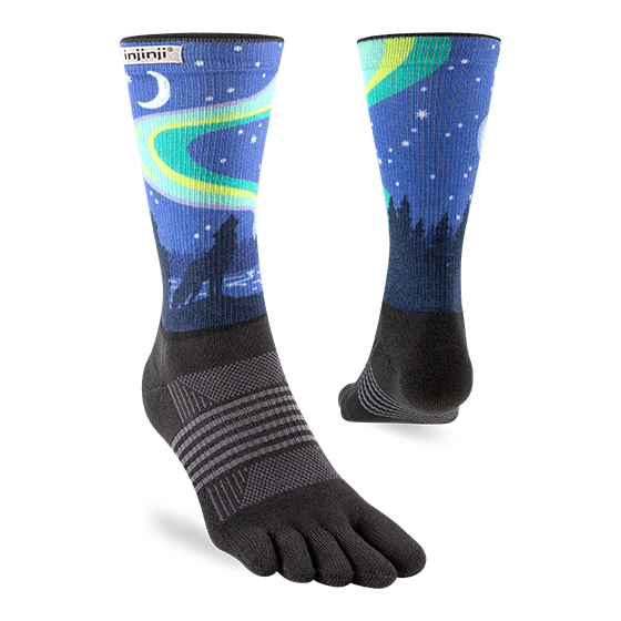 Injinji Trail Crew Sock Womens - Artist Designed Series