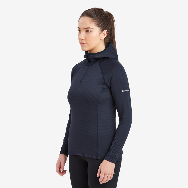 Montane Protium Lite Hoodie Womens - quarter zip