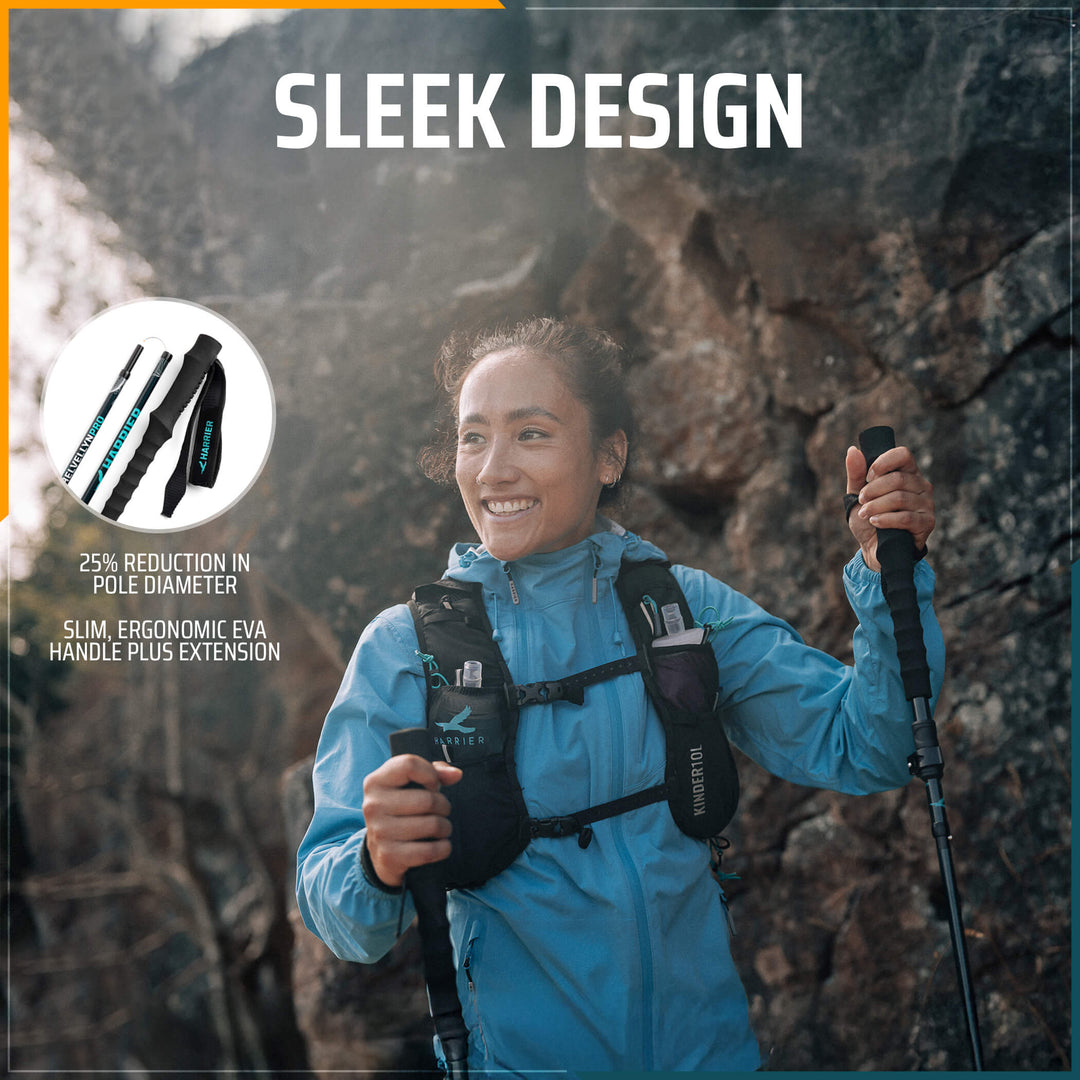 Harrier Helvellyn Carbon Trail Running Adjustable poles