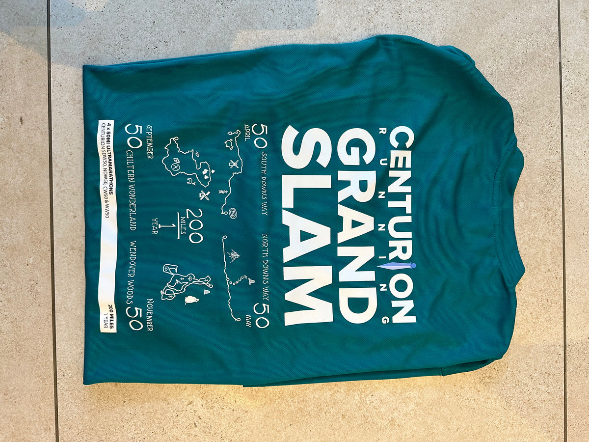 Centurion Running 50 Mile Grand Slam Finisher Tee