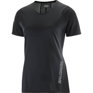 Salomon Sense Aero SS Tee Womens AW23 - Black