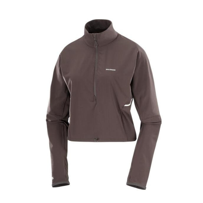 Salomon Sense Aero Hybrid Cropped Midlayer Womens