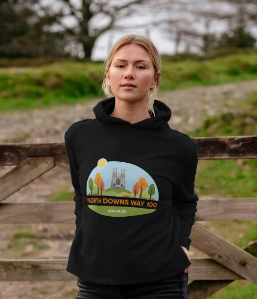 Centurion Running North Downs Way 100 Hoodie Black