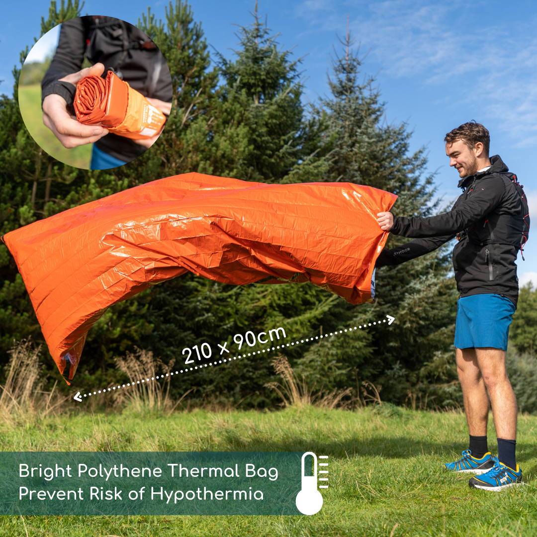 Harrier Emergency Survival Bag and Whistle