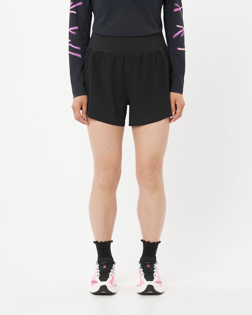 Salomon Sense Aero Stow 4" Shorts Womens SS26