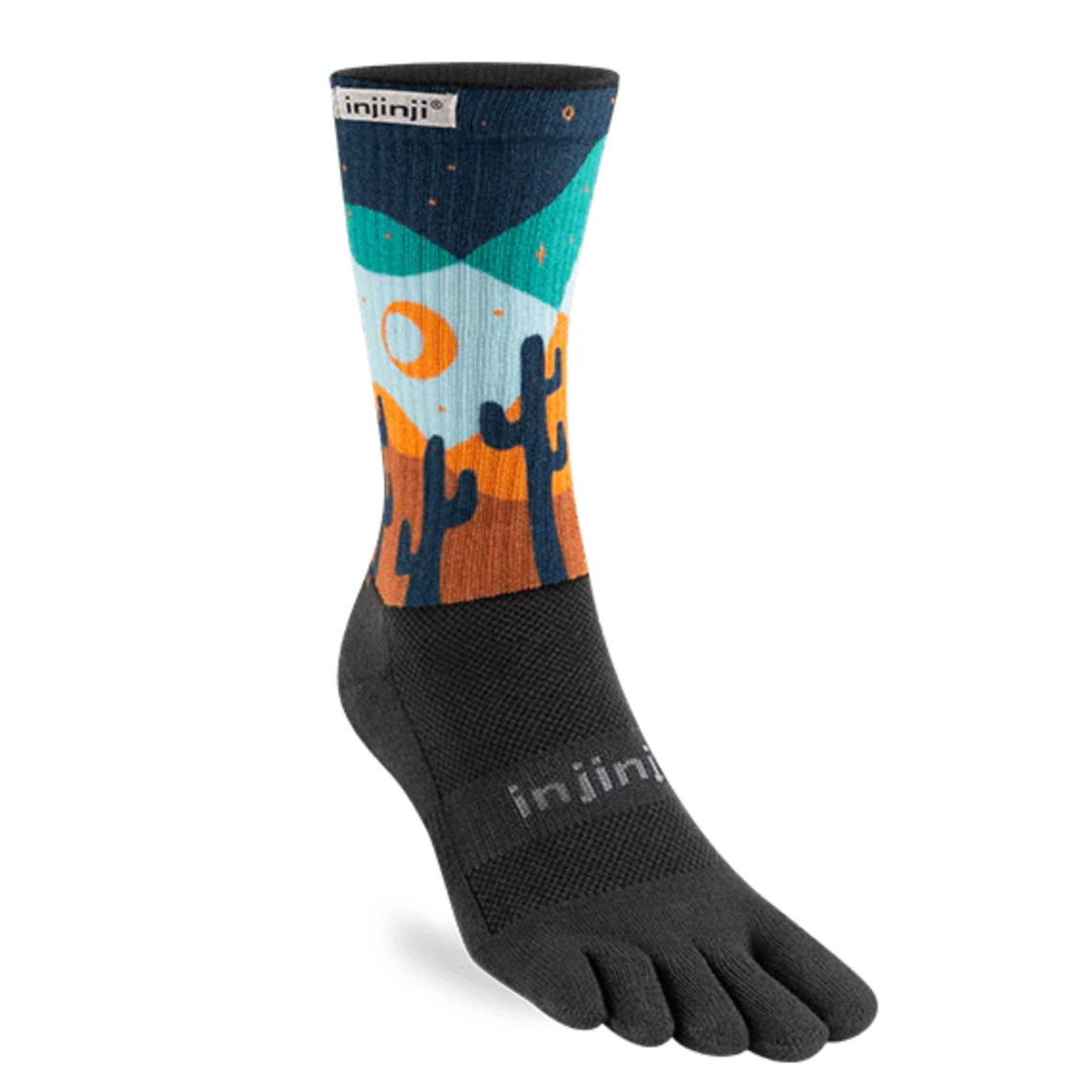 Injinji Trail Crew Mens - Midnight