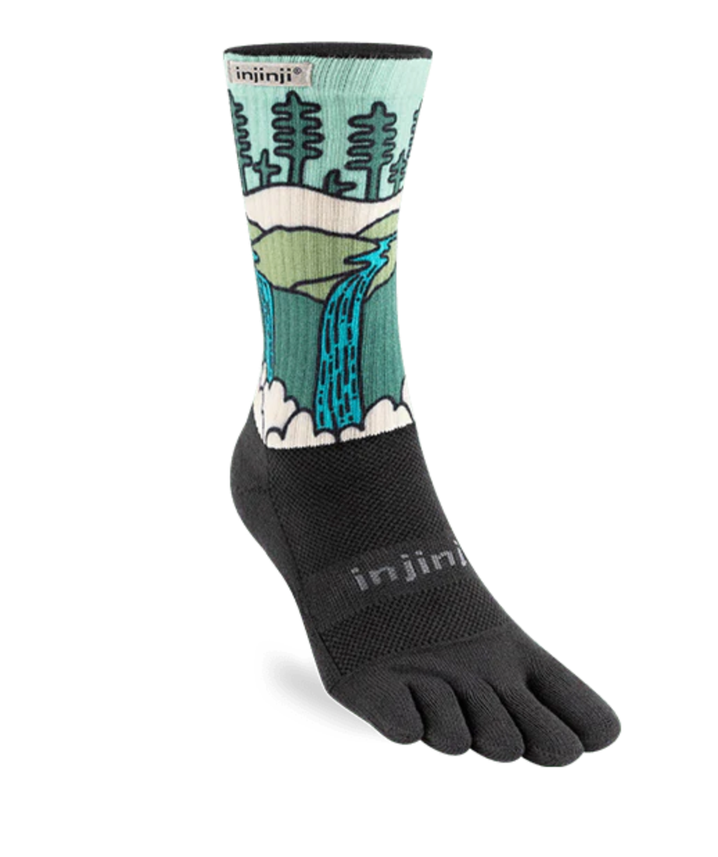 Injinji Trail Crew Mens - Cascade