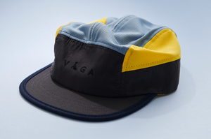 Vaga Club Cap - Slate Grey/ Sunshine Yellow/ Teal Blue