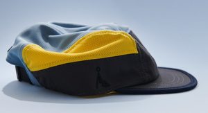 Vaga Club Cap - Slate Grey/ Sunshine Yellow/ Teal Blue