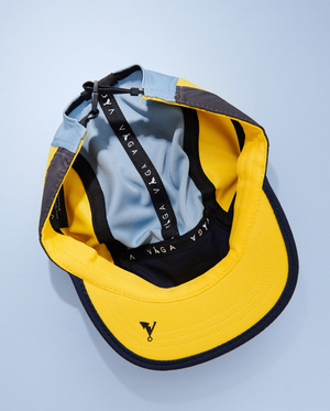 Vaga Club Cap - Slate Grey/ Sunshine Yellow/ Teal Blue