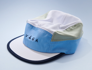 Vaga Club Cap - White/ Pale Blue/ Eucalyptus Green
