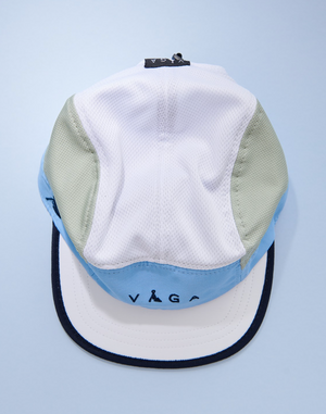 Vaga Club Cap - White/ Pale Blue/ Eucalyptus Green