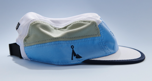 Vaga Club Cap - White/ Pale Blue/ Eucalyptus Green
