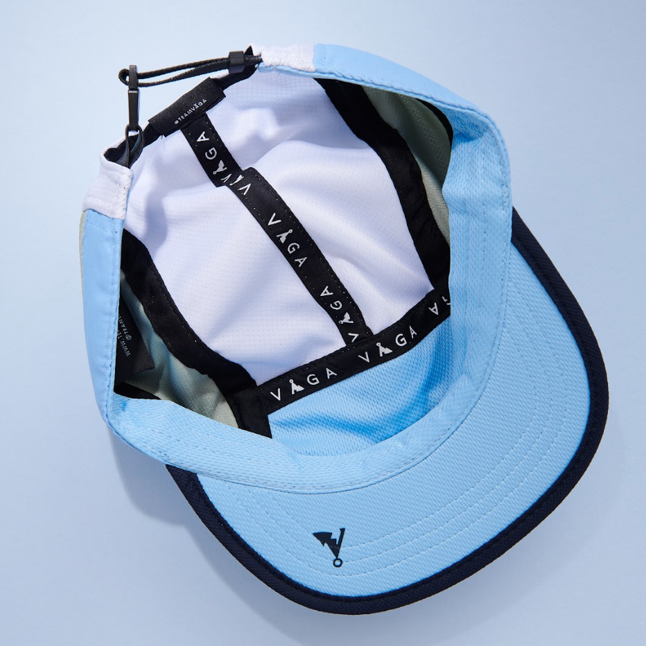 Vaga Club Cap - White/ Pale Blue/ Eucalyptus Green