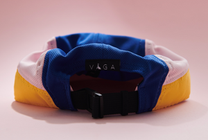 Vaga Club Cap - Royal Blue/ Pale Pink/ Bright Yellow