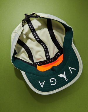 Vaga Club Cap - Pale Green/ Neon Orange/ Racing Green