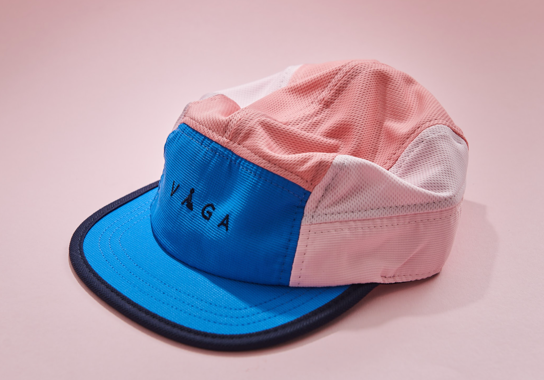 Vaga Club Cap - Pastel Pink/ Pink/ Navy Blue