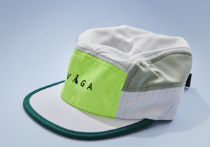 Vaga Club Cap - Chalk White/ Eucalyptus Green/ Neon Yellow