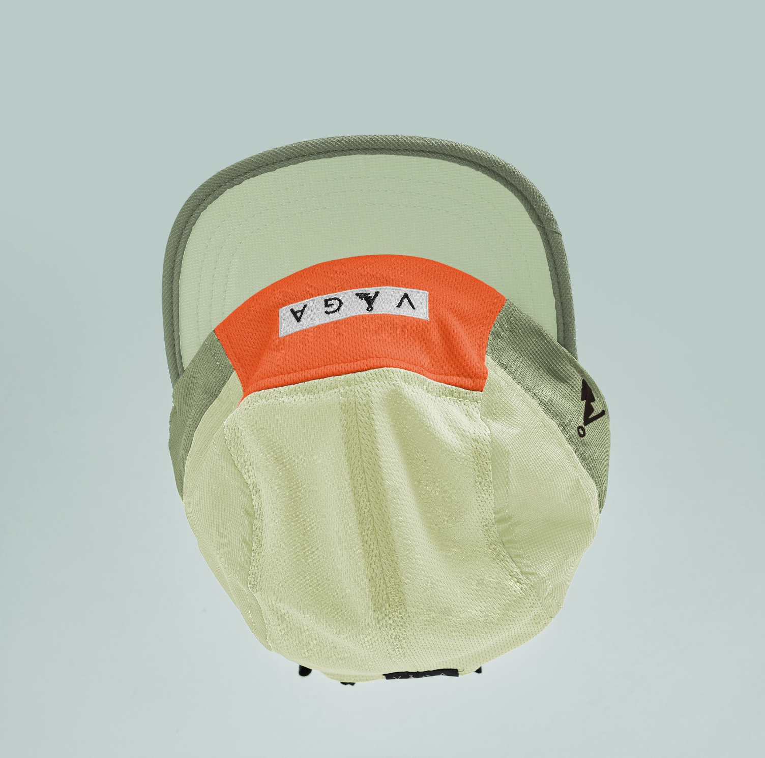 Vaga Club Cap - Pale Green/ Neon Orange/ Racing Green