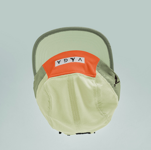 Vaga Club Cap - Pale Green/ Neon Orange/ Racing Green
