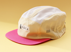 Vaga Feather Cap - Poster Pink/ Pale Yellow/ White