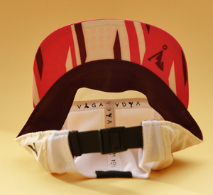 Vaga Feather Cap - Poster Pink/ Pale Yellow/ White