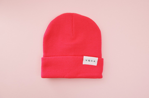 Vaga Casual Beanie - Neon Pink/ Bordo/ Poster Pink