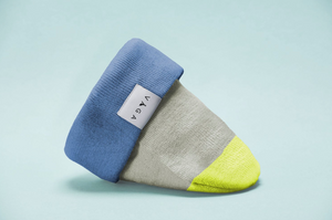 Vaga Casual Beanie - Bright Blue/Grey/Navy/Neon Yellow