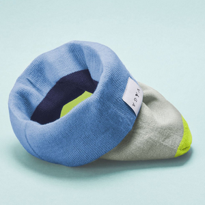 Vaga Casual Beanie - Bright Blue/Grey/Navy/Neon Yellow