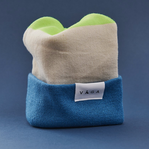 Vaga Casual Beanie - Bright Blue/Grey/Navy/Neon Yellow