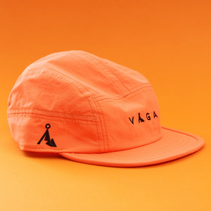 Vaga Weather Resistant Fell Cap - Neon Orange/Navy