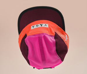 Vaga Club Cap -Bordo/Neon Orange/Poster Pink