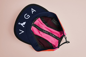 Vaga Club Cap -Bordo/Neon Orange/Poster Pink