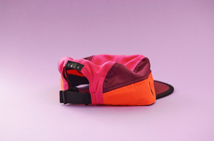 Vaga Club Cap -Bordo/Neon Orange/Poster Pink