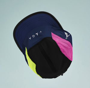 Vaga Club Cap - Navy/Black/Poster Pink/Neon Yellow