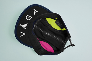 Vaga Club Cap - Navy/Black/Poster Pink/Neon Yellow