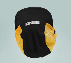 Vaga Club Cap - Black/Burnt Yellow/Amber
