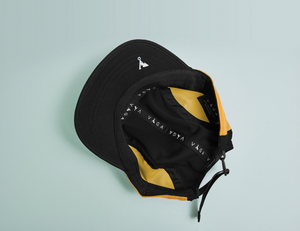 Vaga Club Cap - Black/Burnt Yellow/Amber
