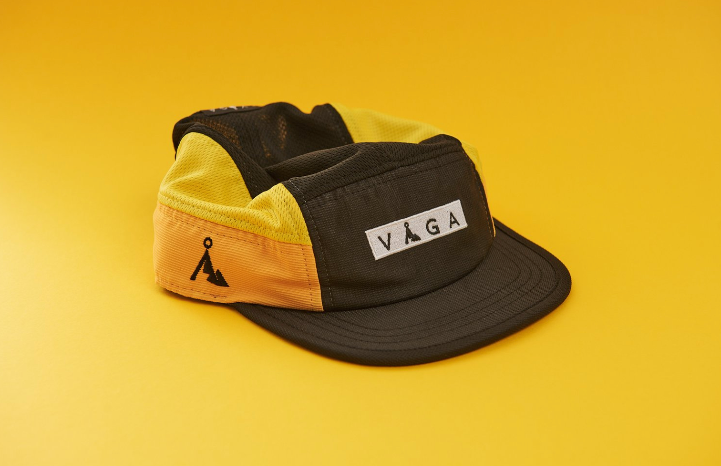 Vaga Club Cap - Black/Burnt Yellow/Amber