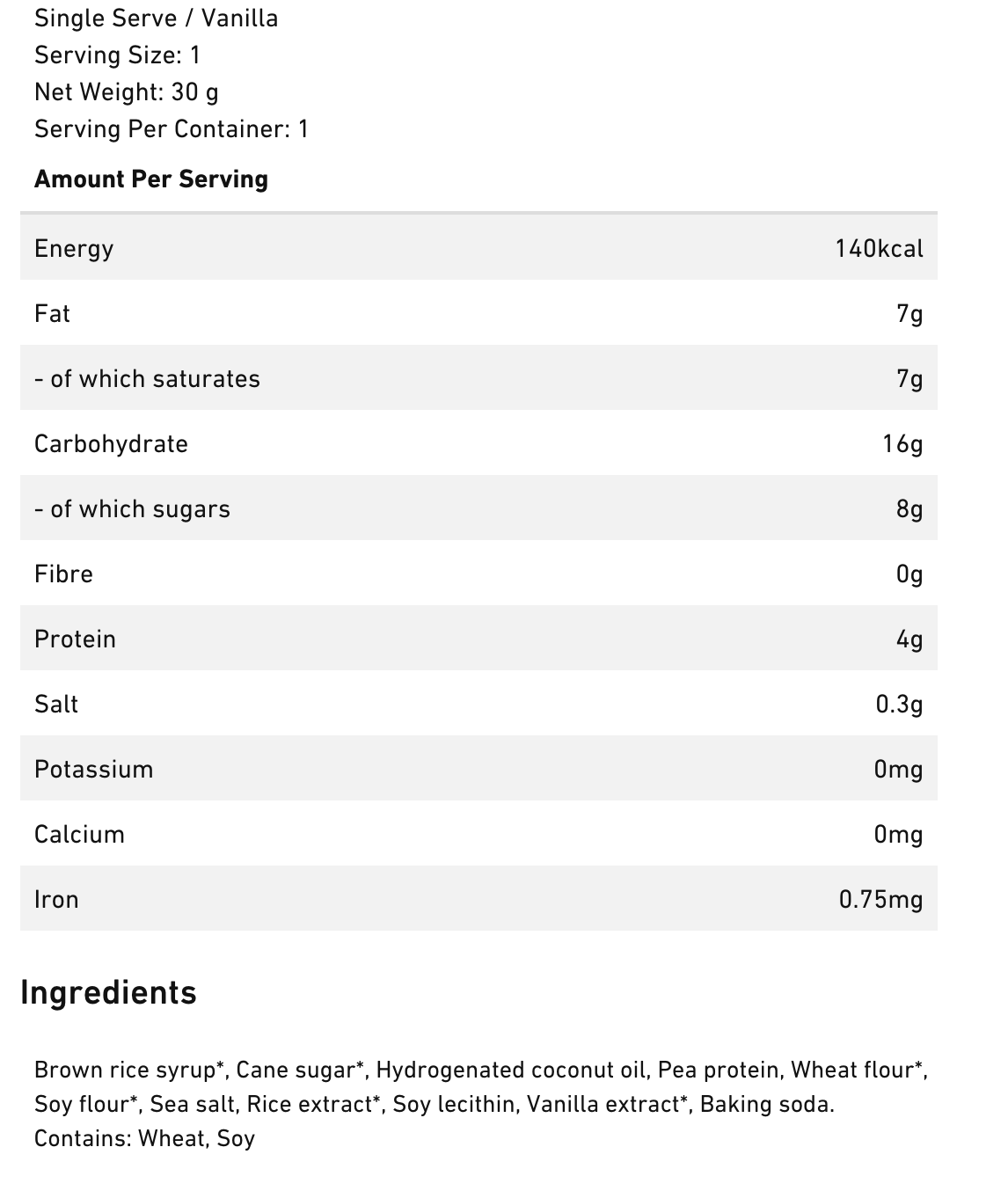 Naak Ultra Energy Waffles