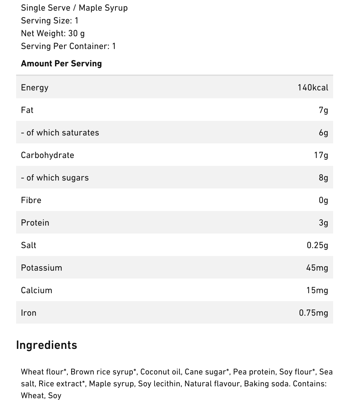 Naak Ultra Energy Waffles