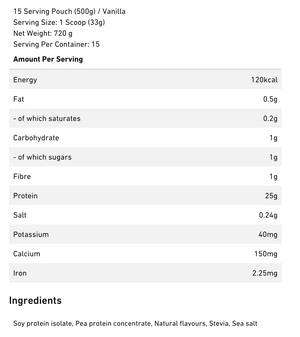 Naak Ultra Recovery Protein Powder 15 serve pouch